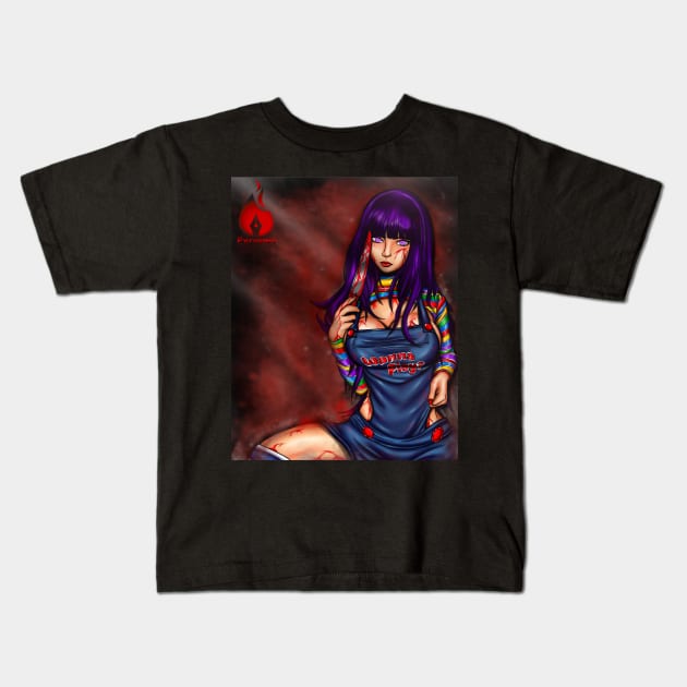 Chucky x Hinata Kids T-Shirt by Pyropen